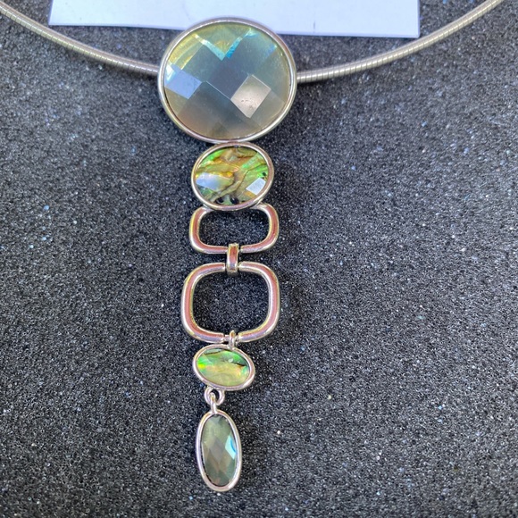 lia sophia abalone pearl necklace - Picture 3 of 3